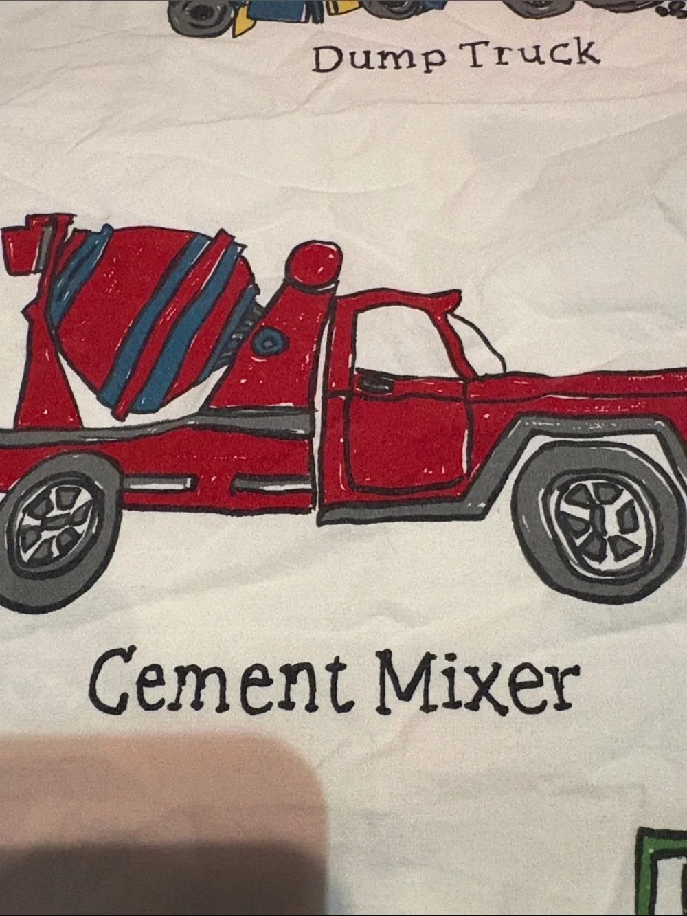 The Company store Kids Construction Trucks Pillowcase Kids Bedding